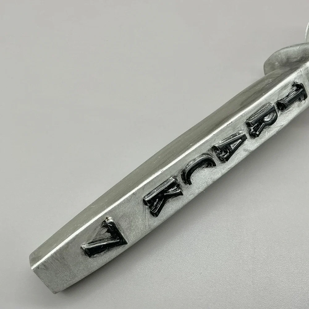 Track 7 Daylight Amber‎ Ale Beer Tap Handle Silver Metal Draft Bar Pub Railroad